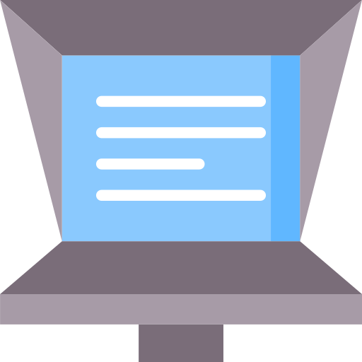 Teleprompter Special Flat icon