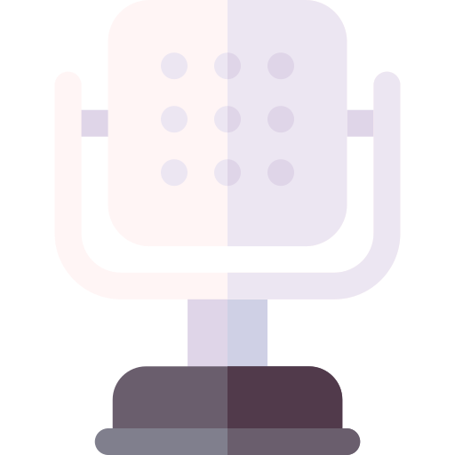 podcast Basic Rounded Flat ikona