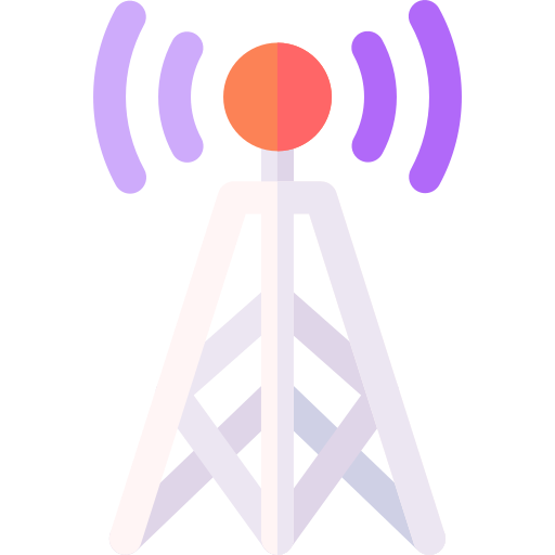 antena de radio Basic Rounded Flat icono