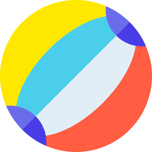piłka plażowa Basic Straight Flat ikona