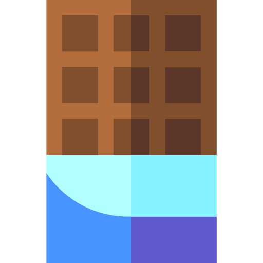 schokolade Basic Straight Flat icon