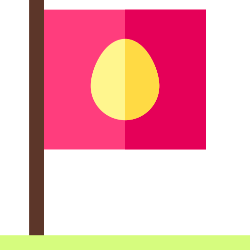 bandeira Basic Straight Flat Ícone