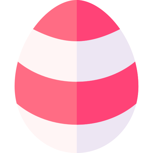 el huevo de pascua Basic Rounded Flat icono