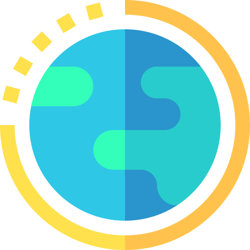 Earth hour Basic Straight Flat icon