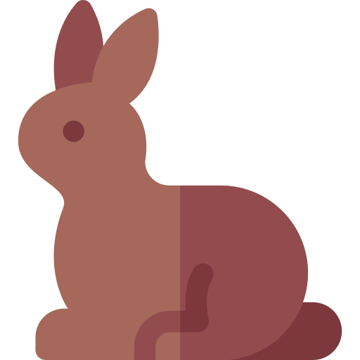 イースターのウサギ Basic Rounded Flat icon