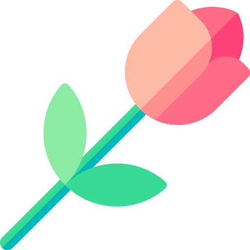 tulipán Basic Rounded Flat icono