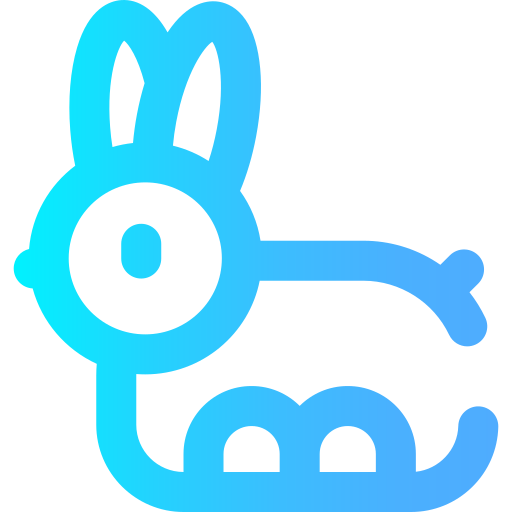 Bunny Super Basic Omission Gradient icon