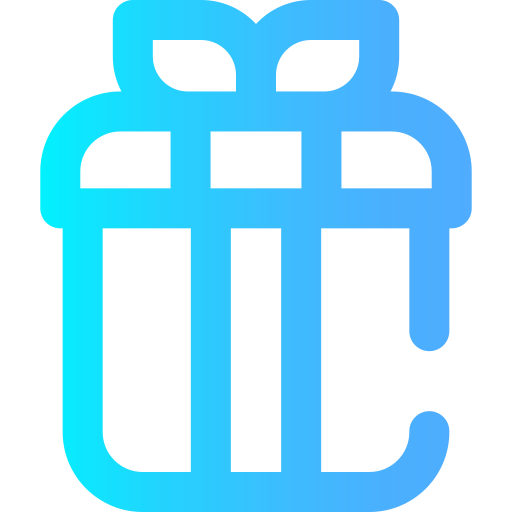 Gift Super Basic Omission Gradient icon