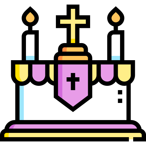 祭壇 Detailed Straight Lineal color icon