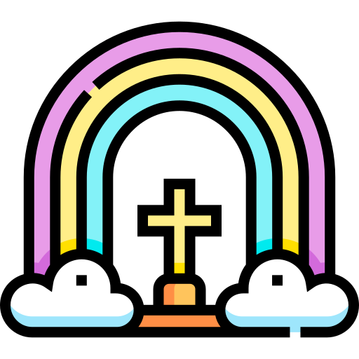 Easter Detailed Straight Lineal color icon