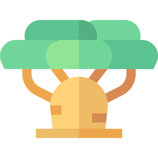 baobab Basic Straight Flat ikona
