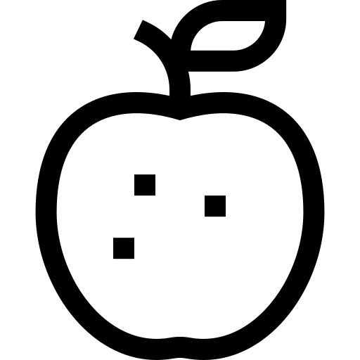 apfel Basic Straight Lineal icon