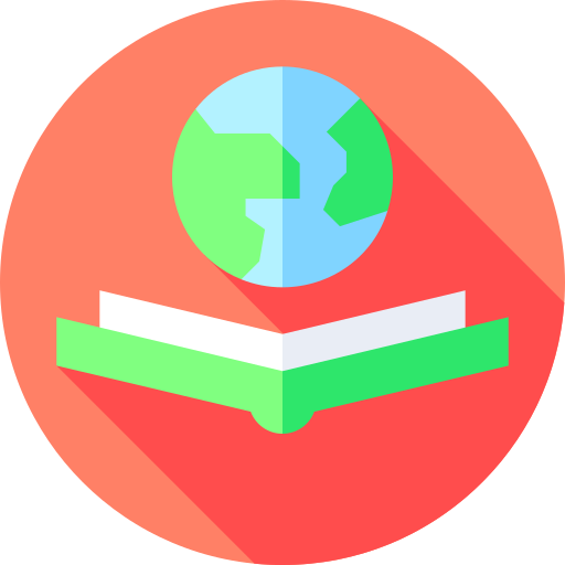 World book day Flat Circular Flat icon