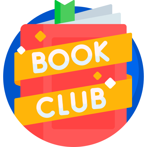 boekenclub Detailed Flat Circular Flat icoon