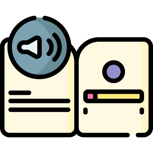 Audio book Special Lineal color icon