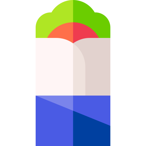 burrito Basic Straight Flat icon