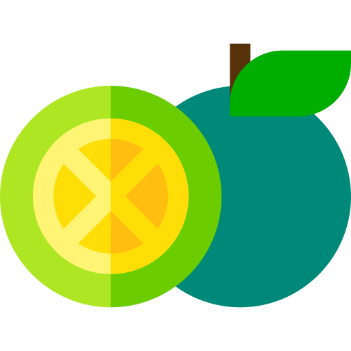 Lime Basic Straight Flat icon