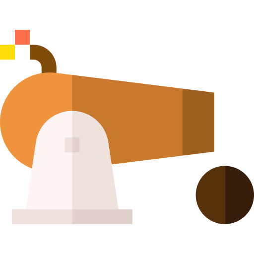 Cannon Basic Straight Flat icon