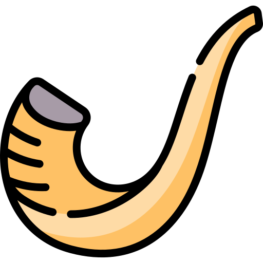 shofar Special Lineal color icona