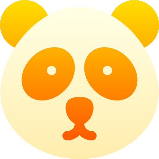 Panda Basic Gradient Gradient icon