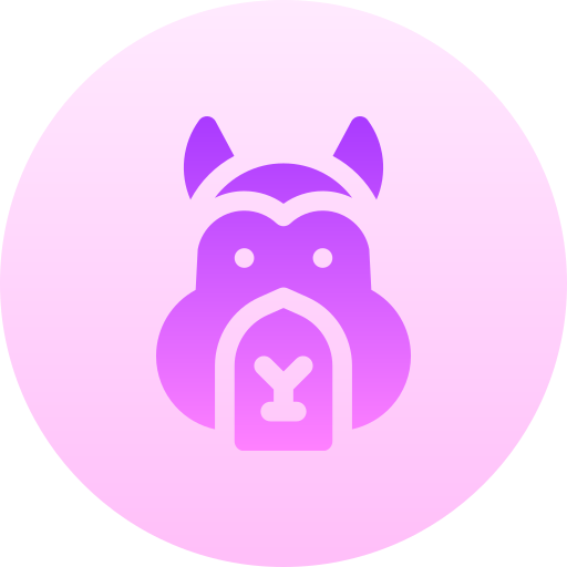 다람쥐 Basic Gradient Circular icon