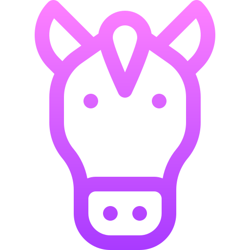 cavallo Basic Gradient Lineal color icona