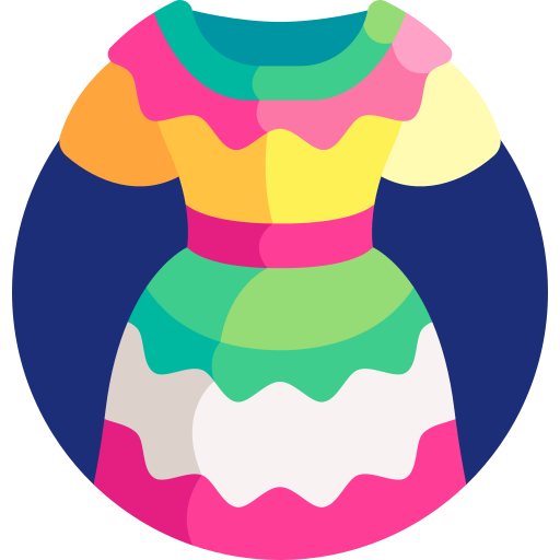 sukienka Detailed Flat Circular Flat ikona