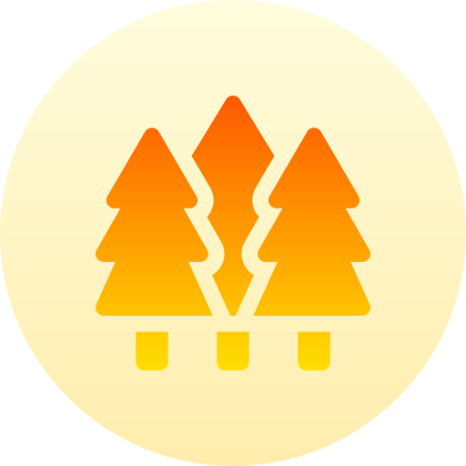Лес Basic Gradient Circular иконка