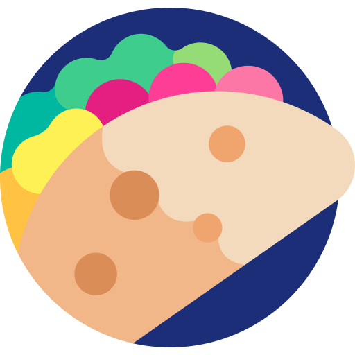 taco Detailed Flat Circular Flat ikona