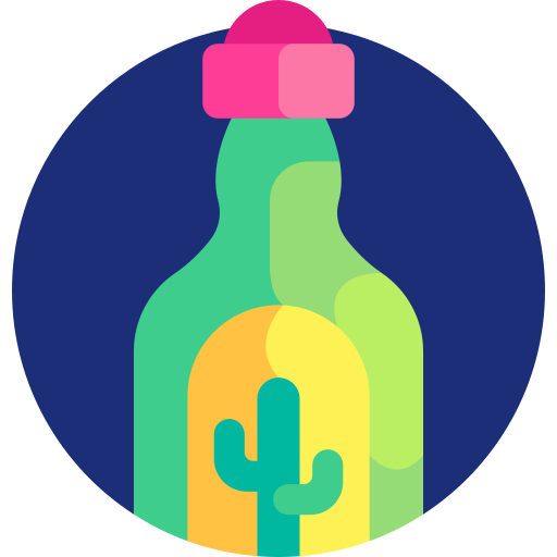 tequila Detailed Flat Circular Flat ikona