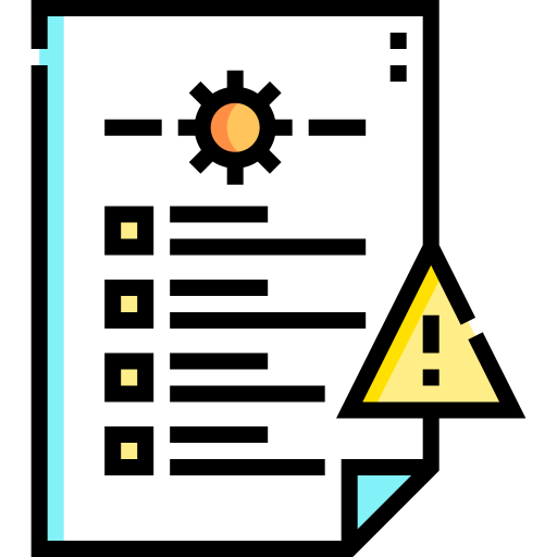 Guidelines Detailed Straight Lineal color icon