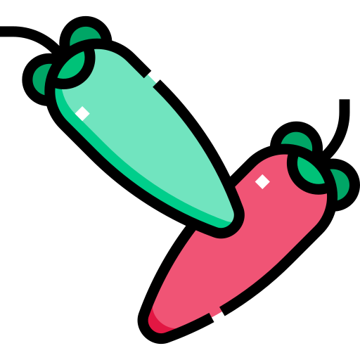 Jalapeno Detailed Straight Lineal color icon