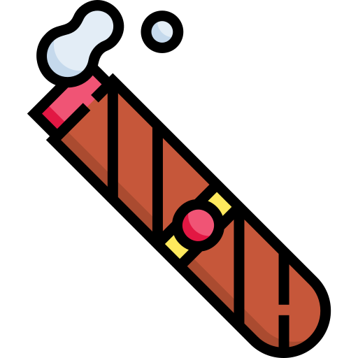 cygaro Detailed Straight Lineal color ikona