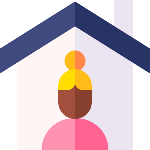 dom Basic Straight Flat ikona