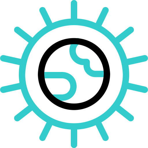 Солнце Basic Accent Outline иконка