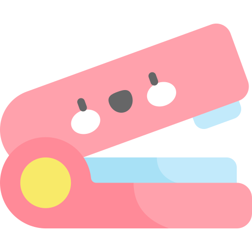 Stapler Kawaii Flat icon