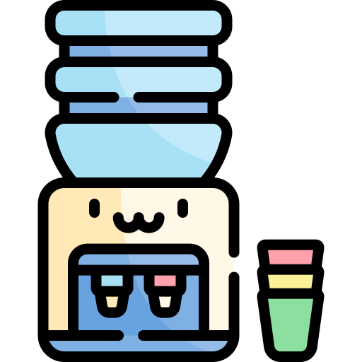 wasserspender Kawaii Lineal color icon