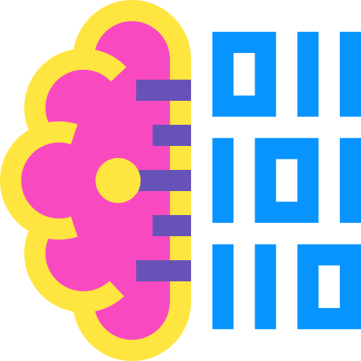 inteligencia artificial Basic Straight Flat icono