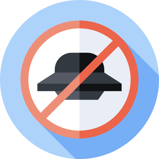 verboten Flat Circular Flat icon