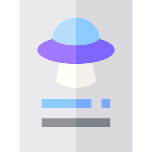 Ufo Basic Straight Flat icon