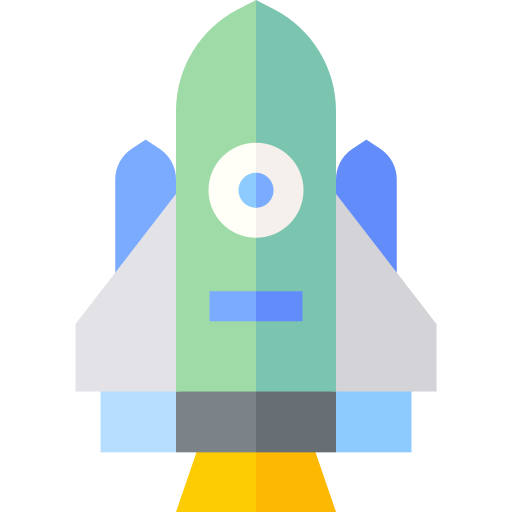 Spacecraft Basic Straight Flat icon