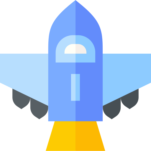 Spacecraft Basic Straight Flat icon