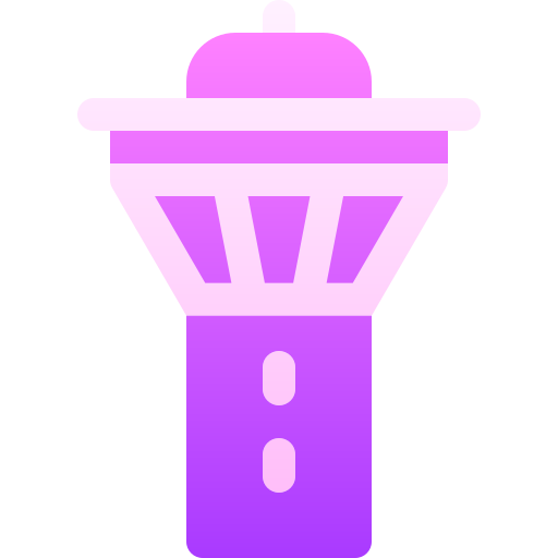 Control tower Basic Gradient Gradient icon