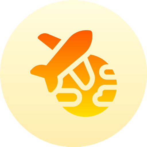 Travel Basic Gradient Circular icon