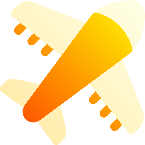 flugzeug Basic Gradient Gradient icon