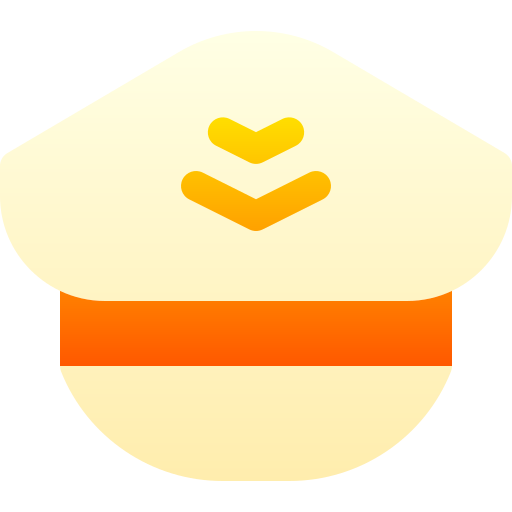 kapelusz pilota Basic Gradient Gradient ikona