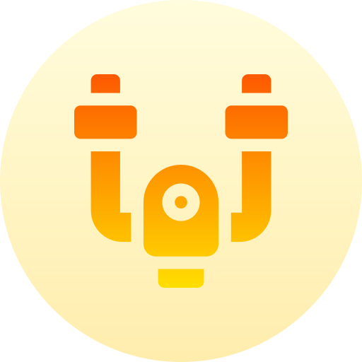 ハンドル Basic Gradient Circular icon