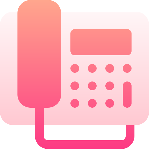 Telephone Basic Gradient Gradient icon