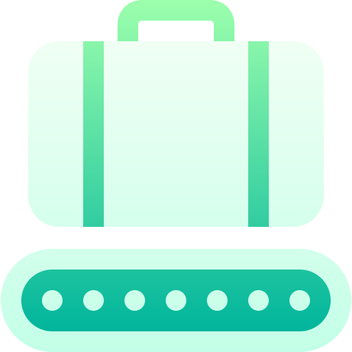 Luggage Basic Gradient Gradient icon