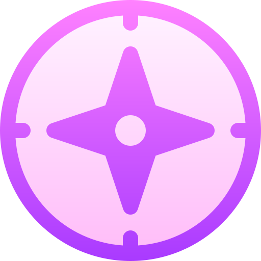 kompass Basic Gradient Gradient icon